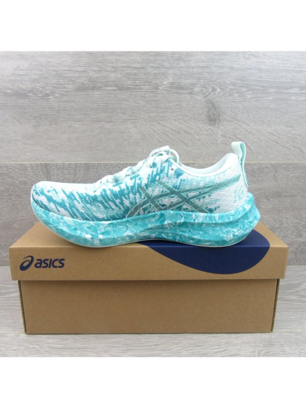 ASICS Noosa Tri 16 Gym Running Shoes Womens Size 8 Soothing Sea NEW - Picture 3 of 13